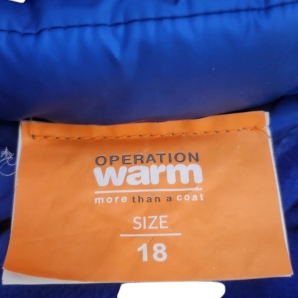 Operation Warm Youth Boy's Two-Tone Jacket with Hood - Picture 11 of 12